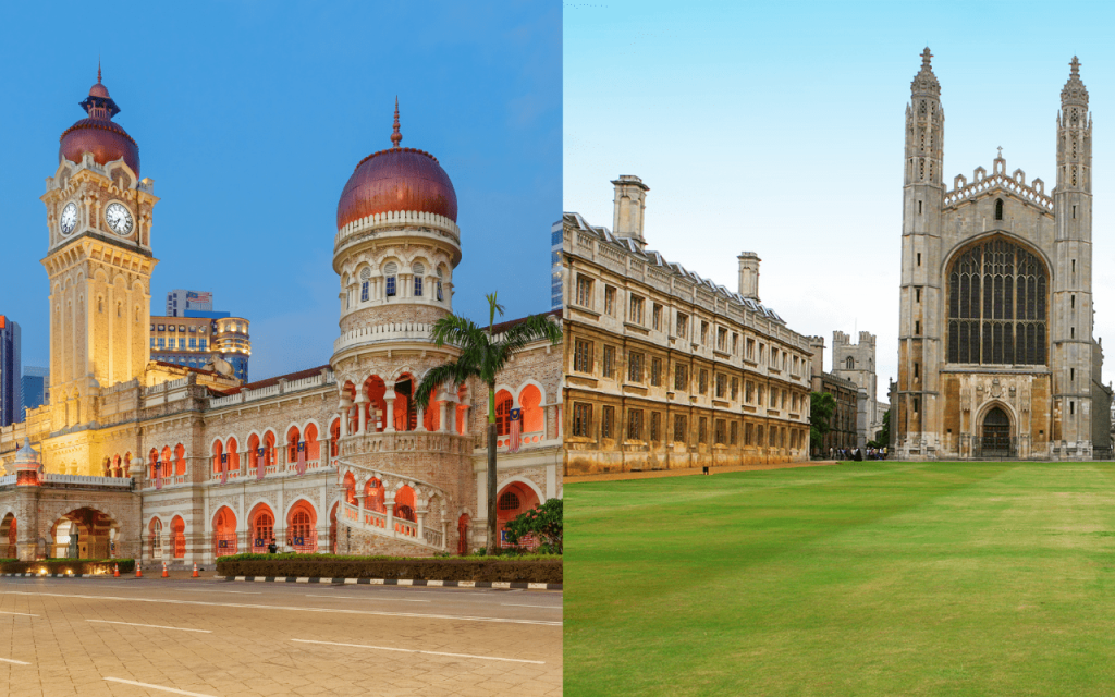 Sultan Abdul Samad Court Building vs Cambridge building